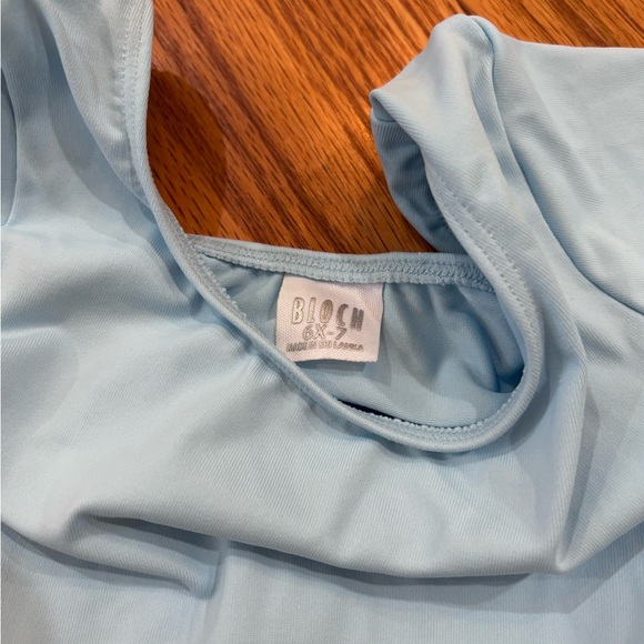 Bloch Girl’s Ballet Dance Blue Leotard Sz 6X-7 - Picture 4 of 4